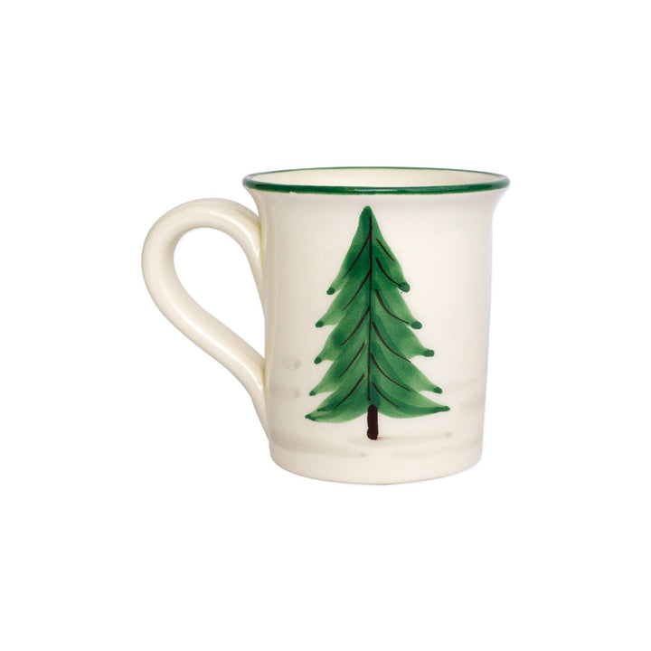 Vietri Old St. Nick Mug - Skiing Dinnerware Vietri 