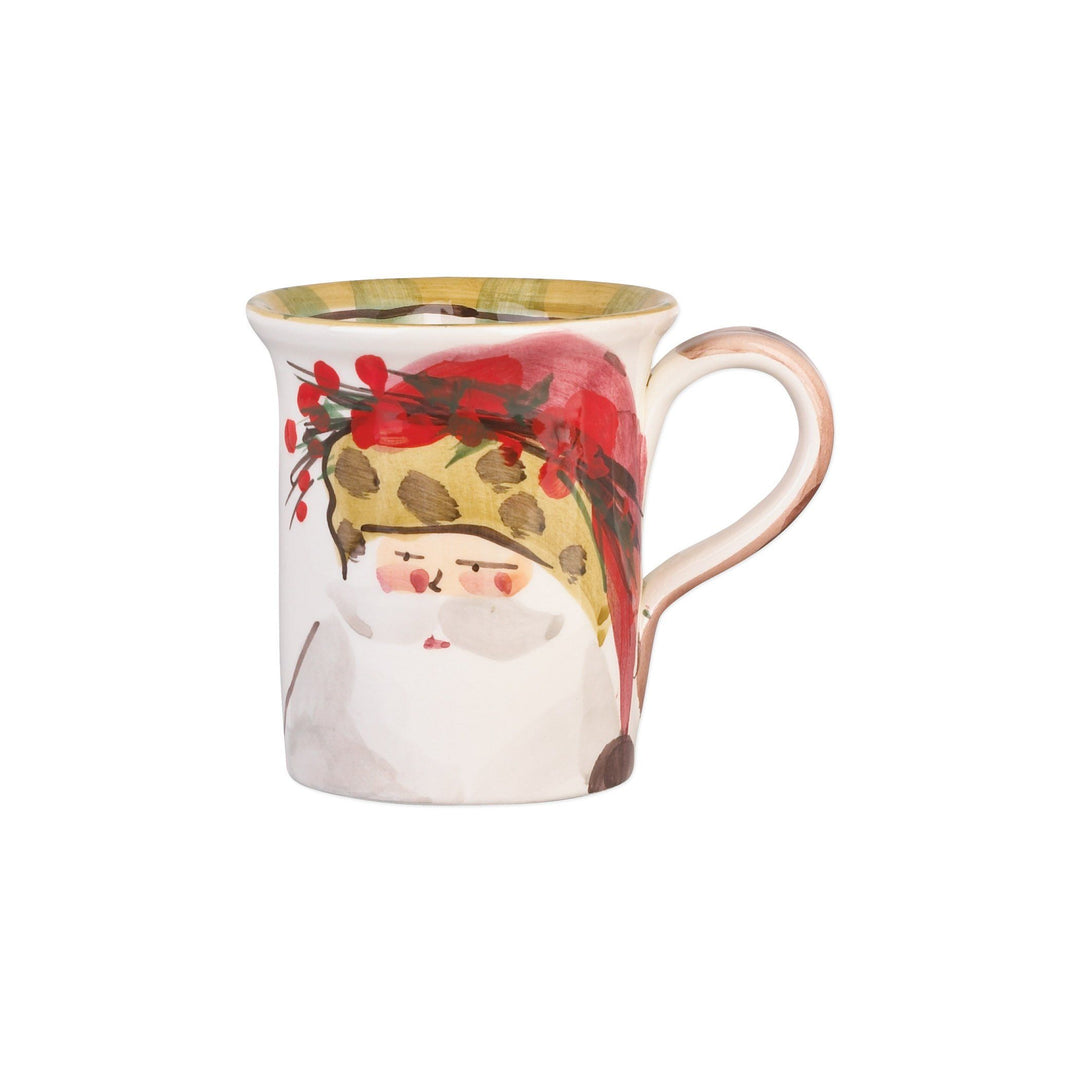 Vietri Old St. Nick Mug - Animal Hat Dinnerware Vietri 