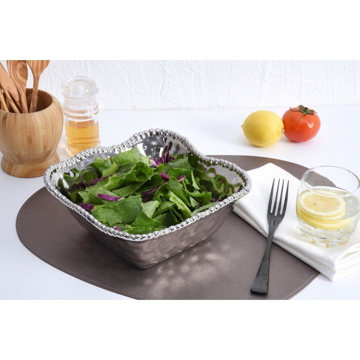 Pampa Bay Verona Medium Square Salad Bowl Dinnerware Pampa Bay 