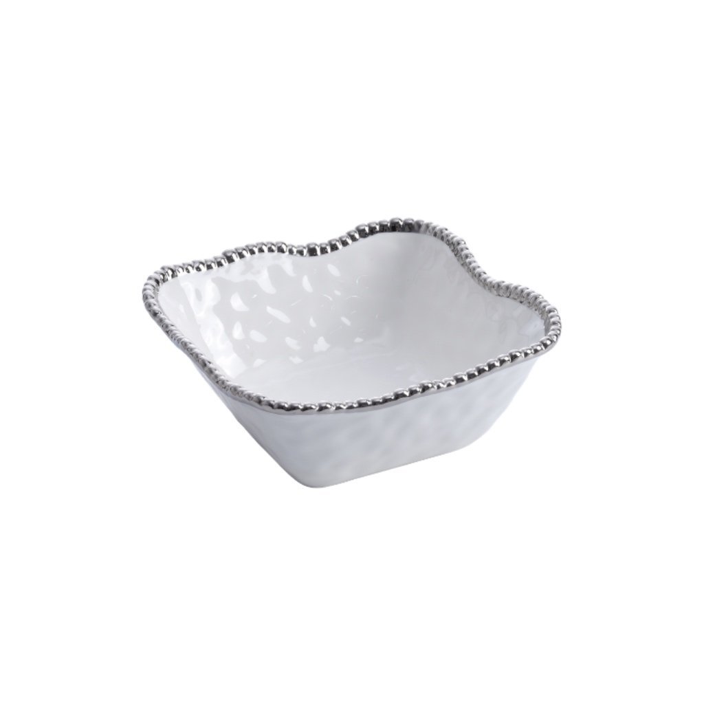 Pampa Bay Salerno Medium Square Salad Bowl Dinnerware Pampa Bay 