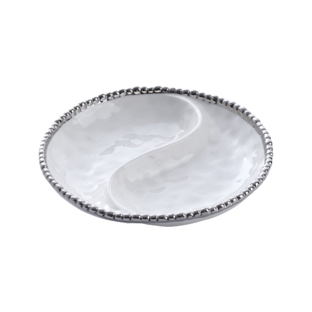 Pampa Bay Salerno Small 2-Section Platter Dinnerware Pampa Bay 