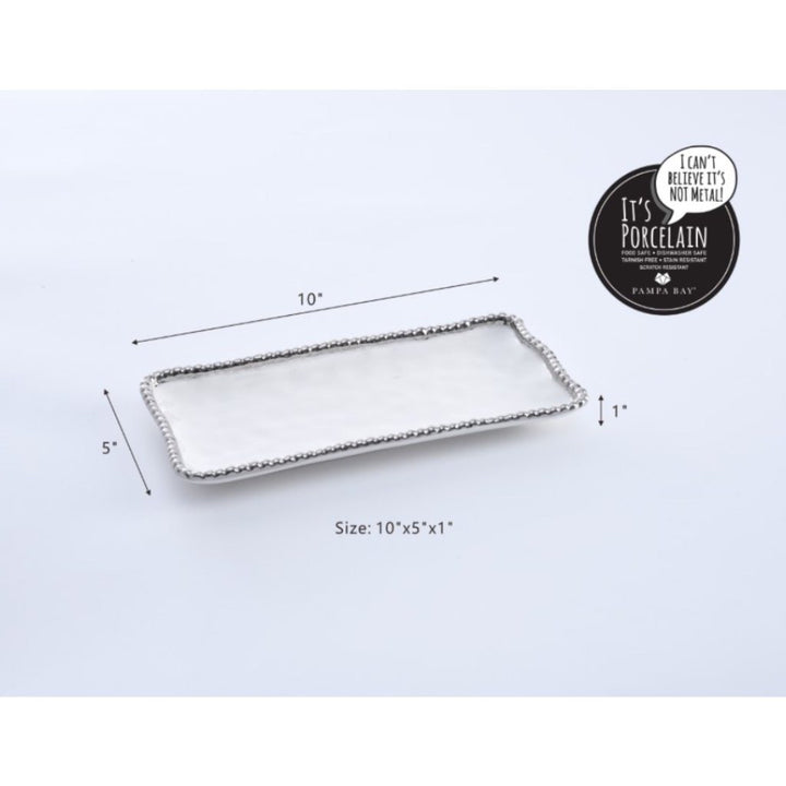 Pampa Bay Salerno Small Rectangular Tray Dinnerware Pampa Bay 