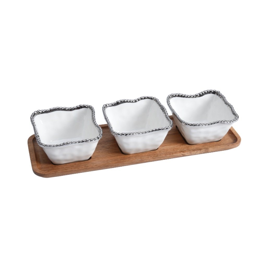 Pampa Bay Salerno Entertaining Set - 4Pc Dinnerware Pampa Bay 