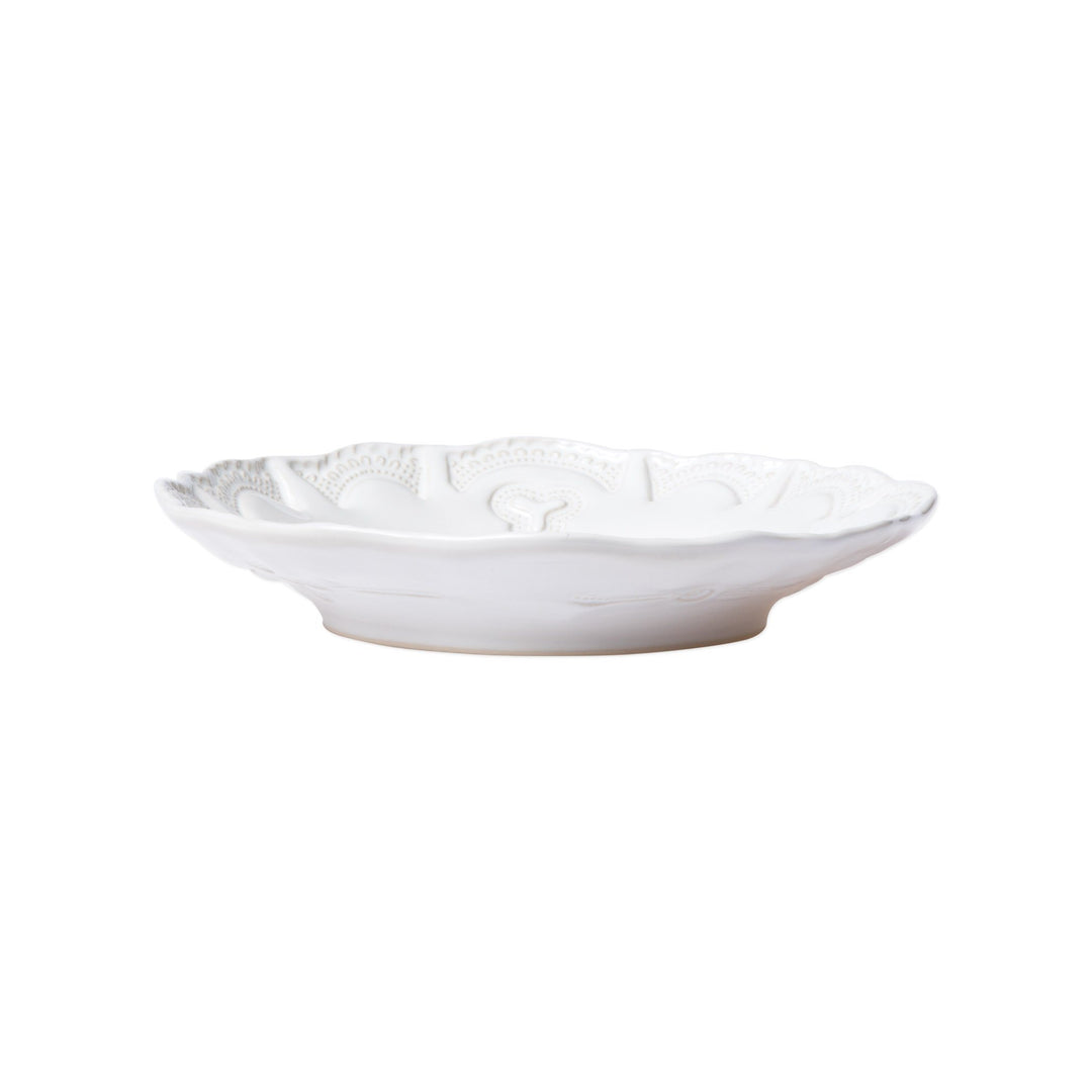 Vietri Incanto Stone White Lace Pasta Bowl Dinnerware Vietri 