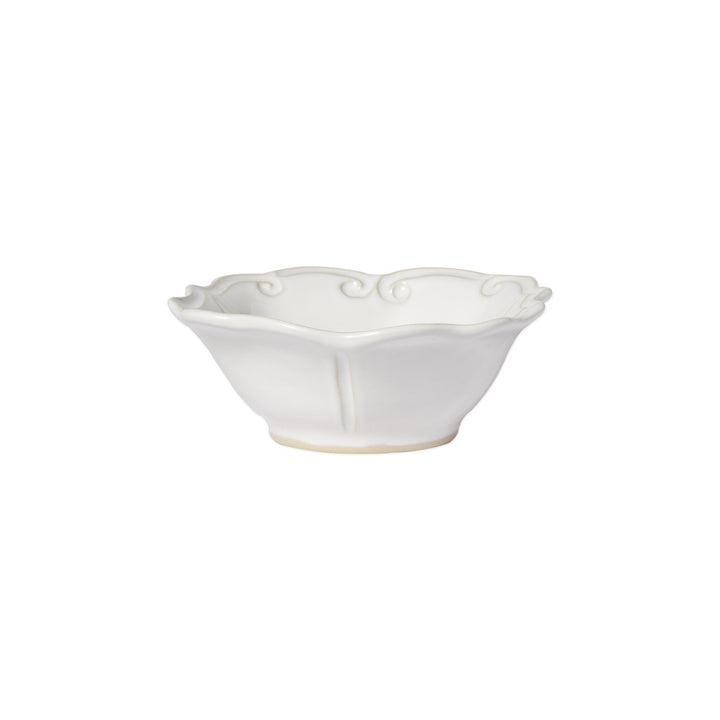 Vietri Incanto Stone White Baroque Cereal Bowl Dinnerware Vietri 