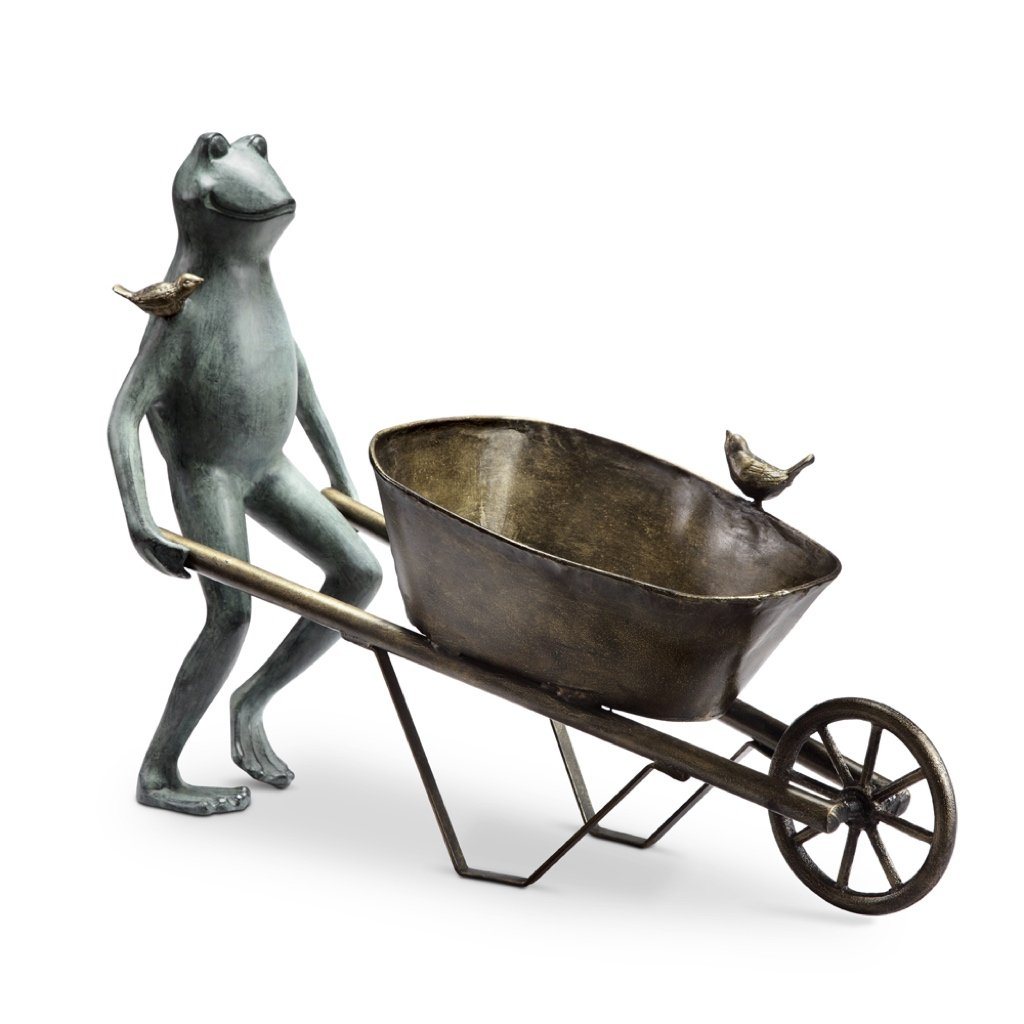 SPI Garden Frog And Bird Planter Holder Planters SPI 