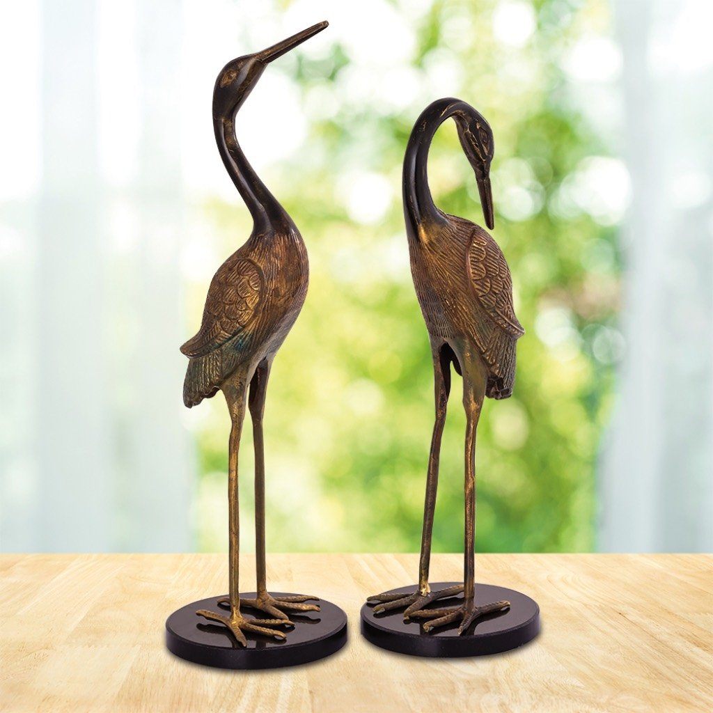 SPI Home Heartwarming Crane Couple | Fine Decor Direct