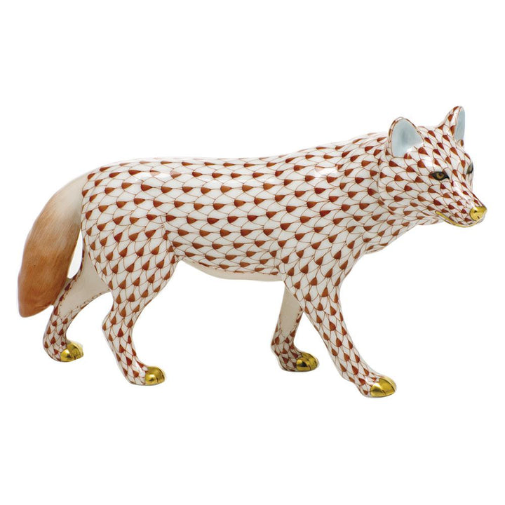 Herend Wolf Figurines Herend Rust 