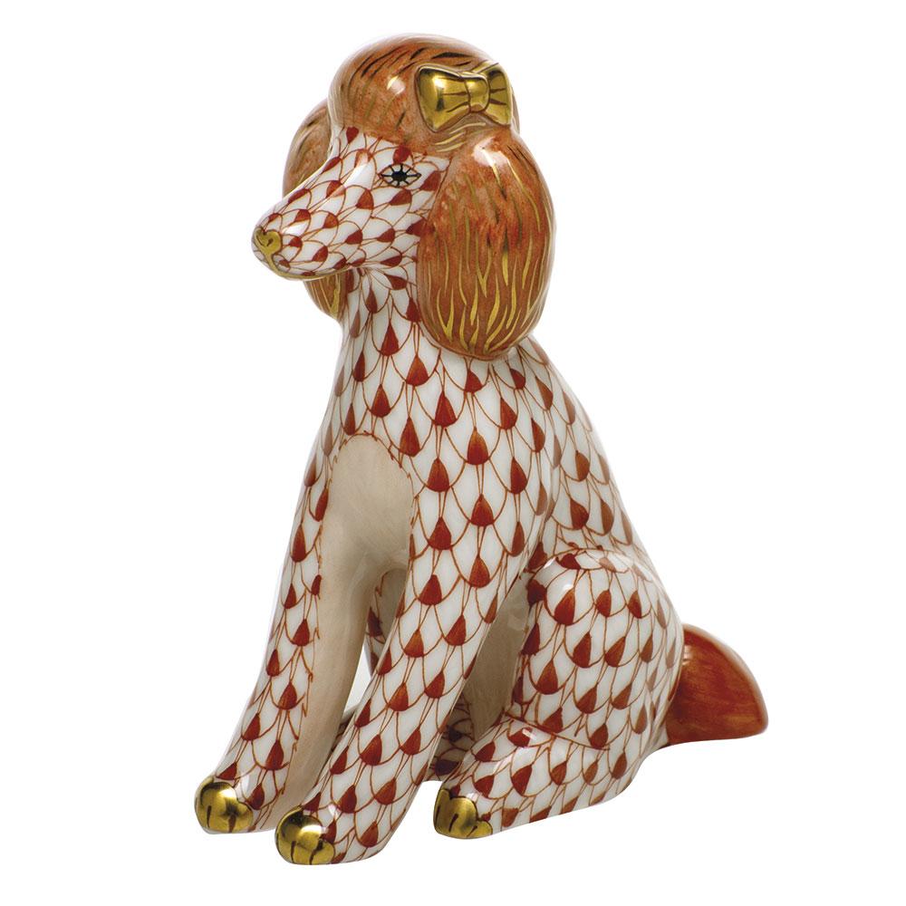 Herend Poodle Figurines Herend Rust 