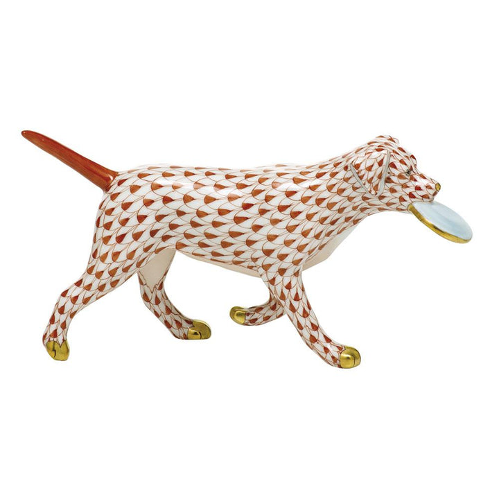 Herend Frisbee Dog Figurines Herend Rust 