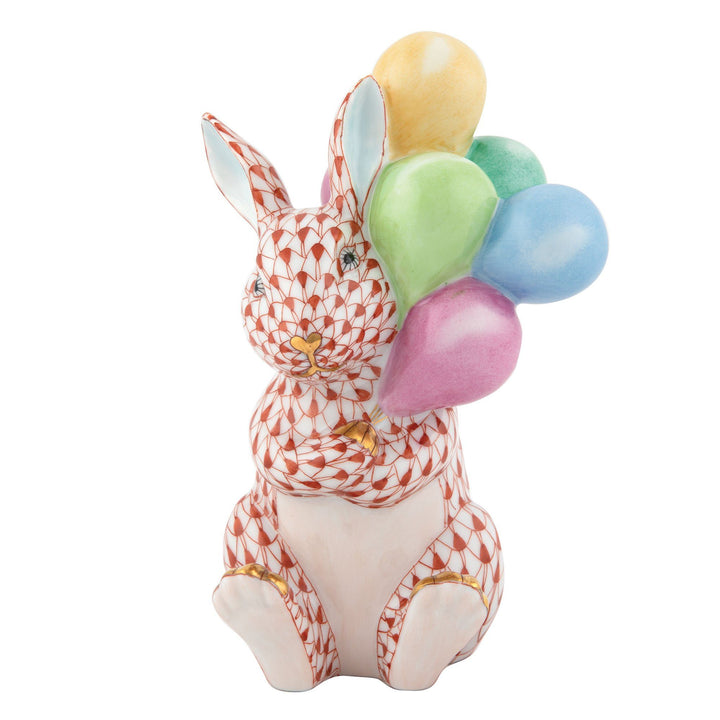 Herend Balloon Bunny Figurines Herend Rust 