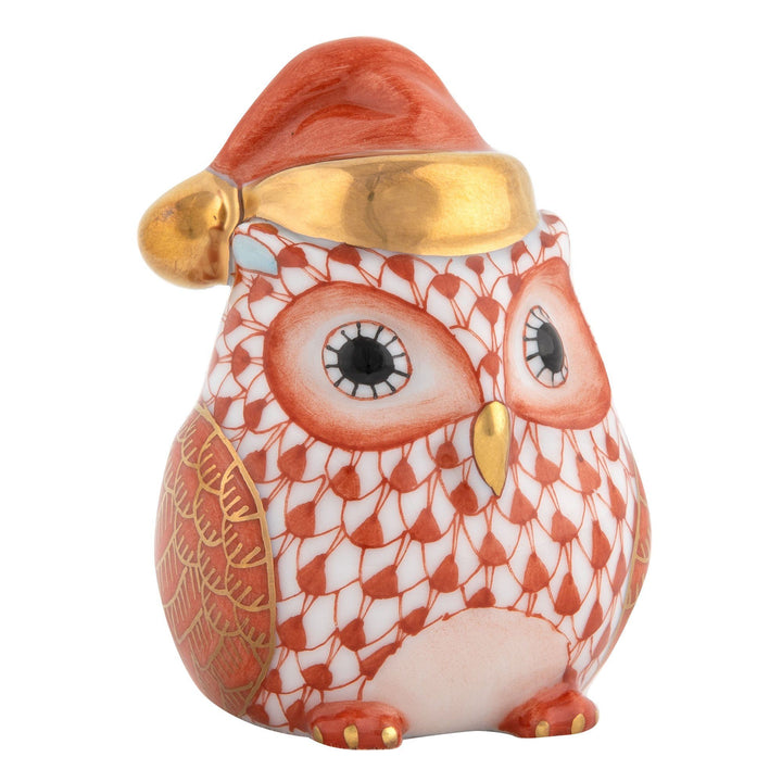 Herend Winter Owl Figurines Herend Rust 