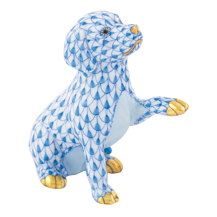 Herend Shaking Hands Figurines Herend Blue 