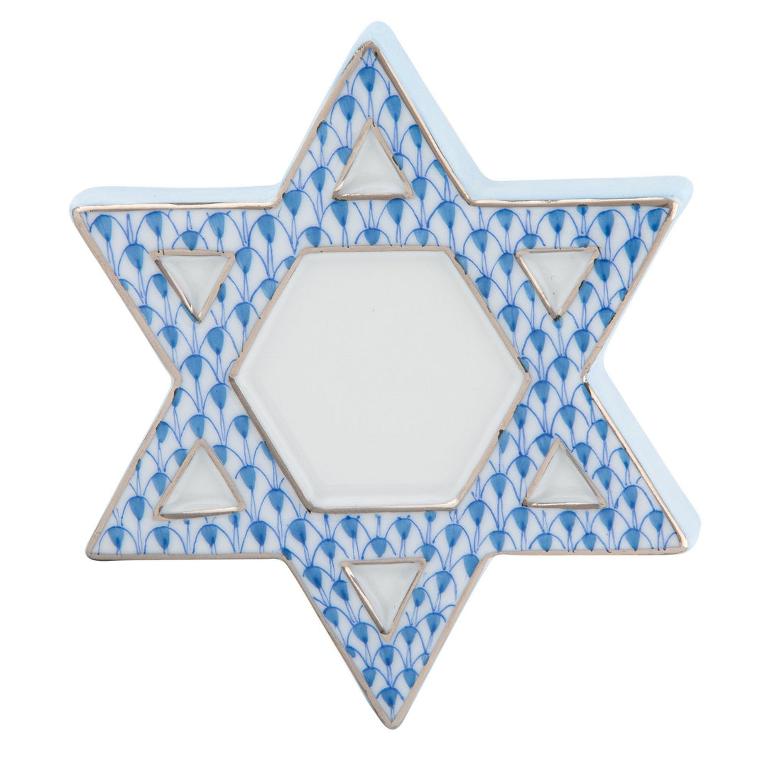 Herend Star Of David Figurines Herend Blue 