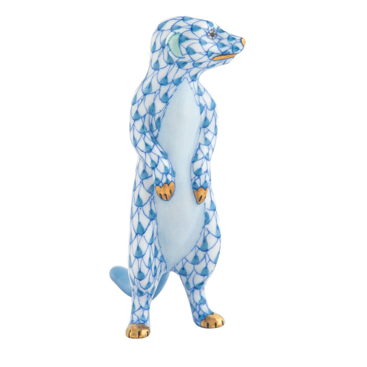 Herend Meerkat Figurines Herend Blue 