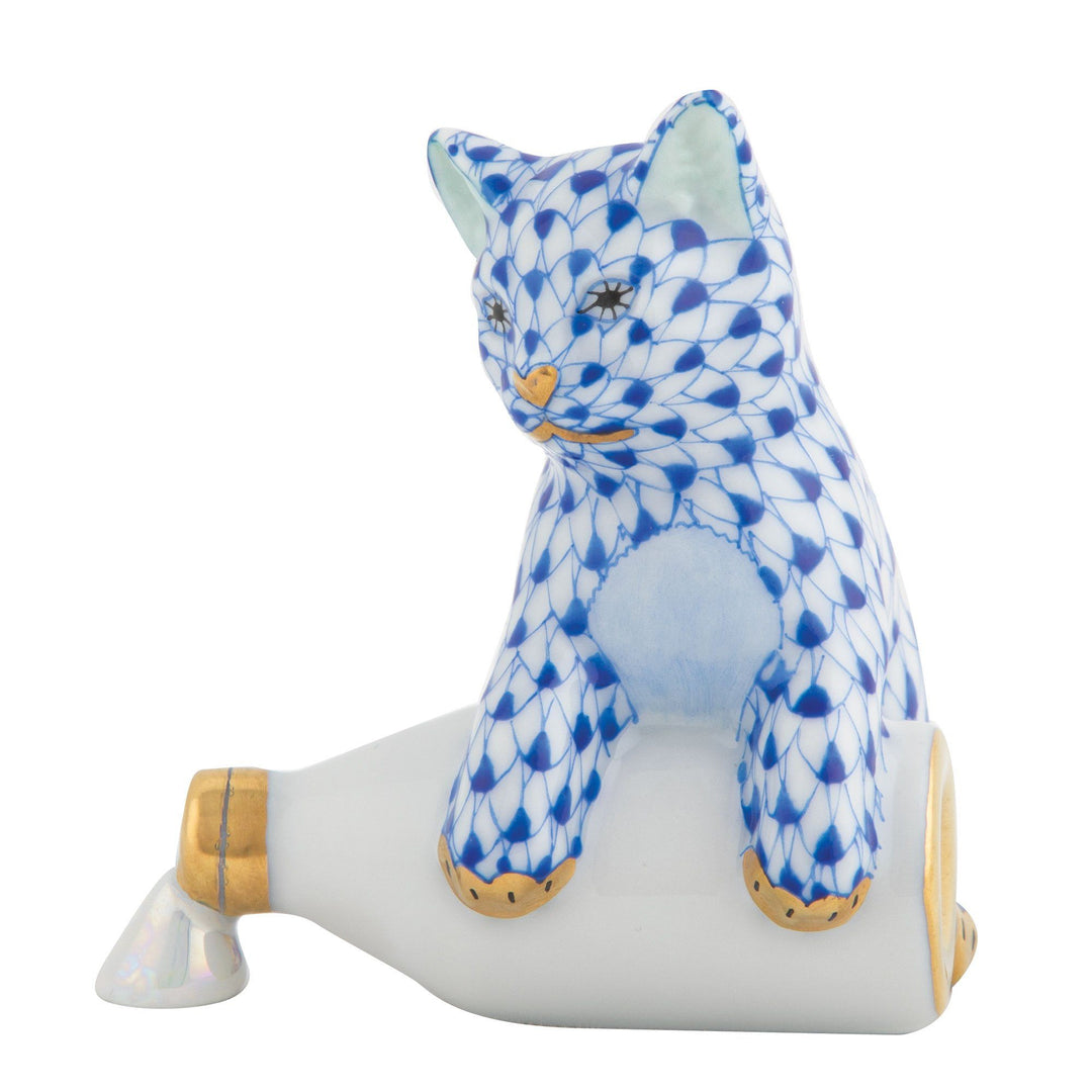 Herend Spilled Milk Figurines Herend Sapphire 