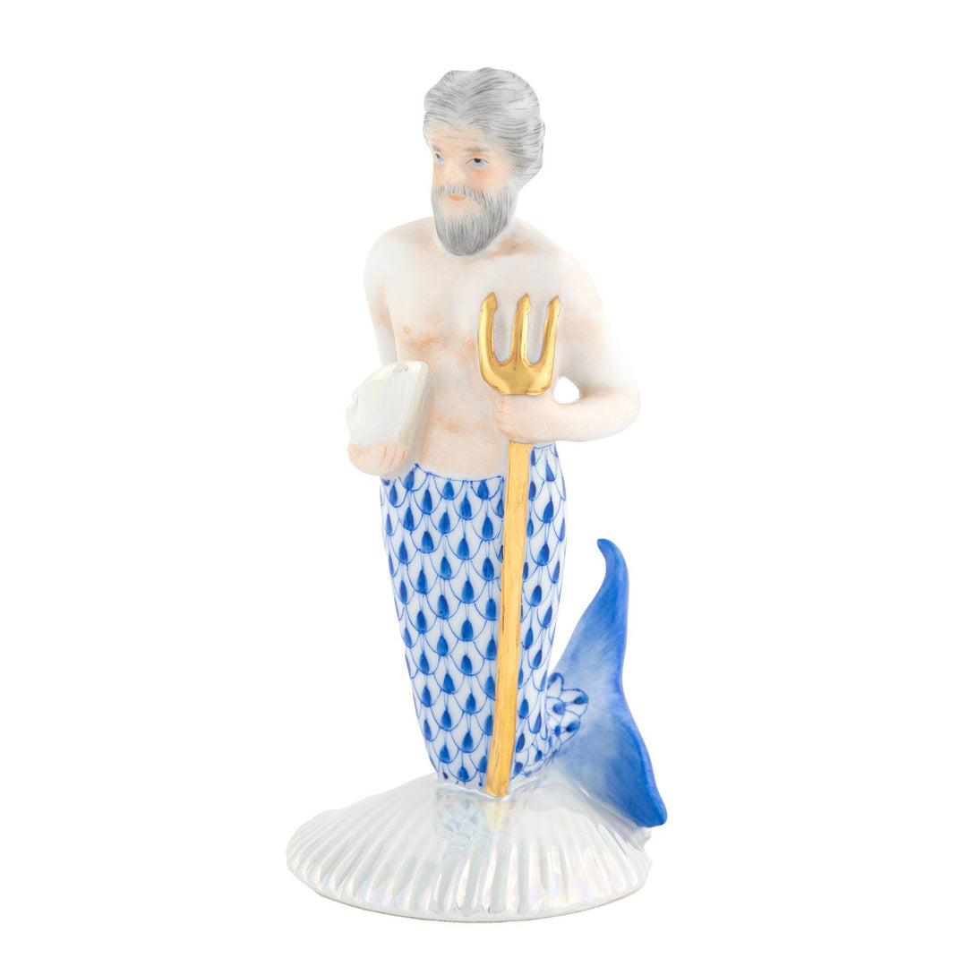 Herend Neptune Figurines Herend Sapphire 