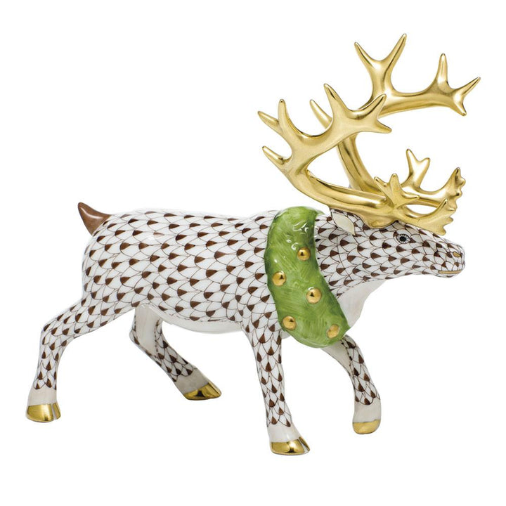 Herend Holiday Reindeer Figurines Herend Chocolate 