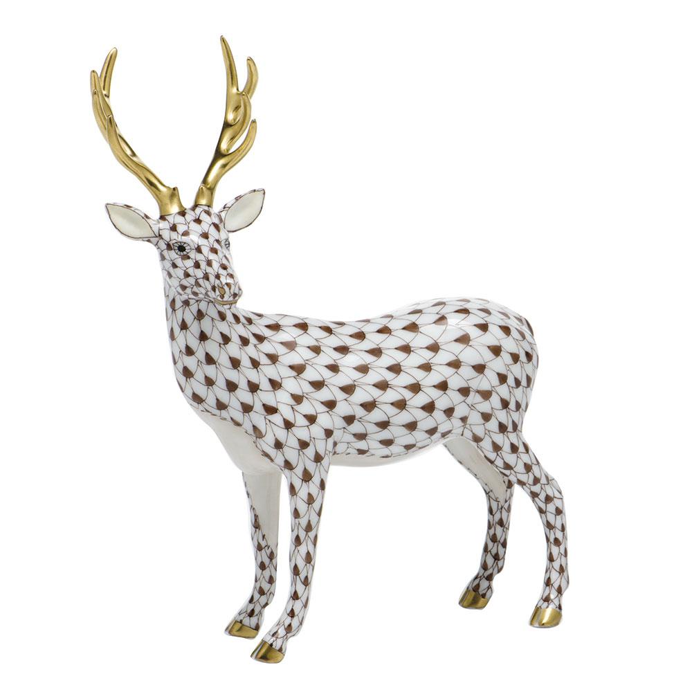 Herend Deer Figurines Herend Chocolate 