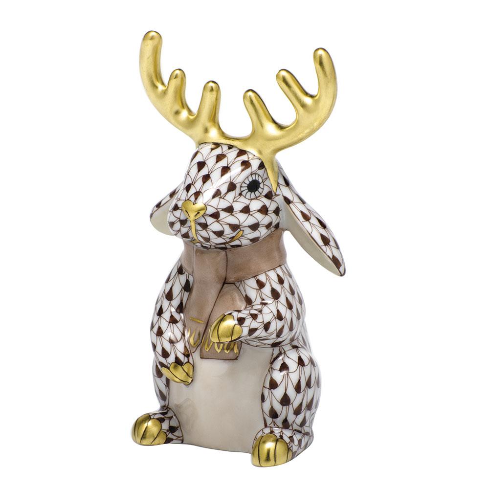 Herend Reindeer Rabbit Figurines Herend Chocolate 