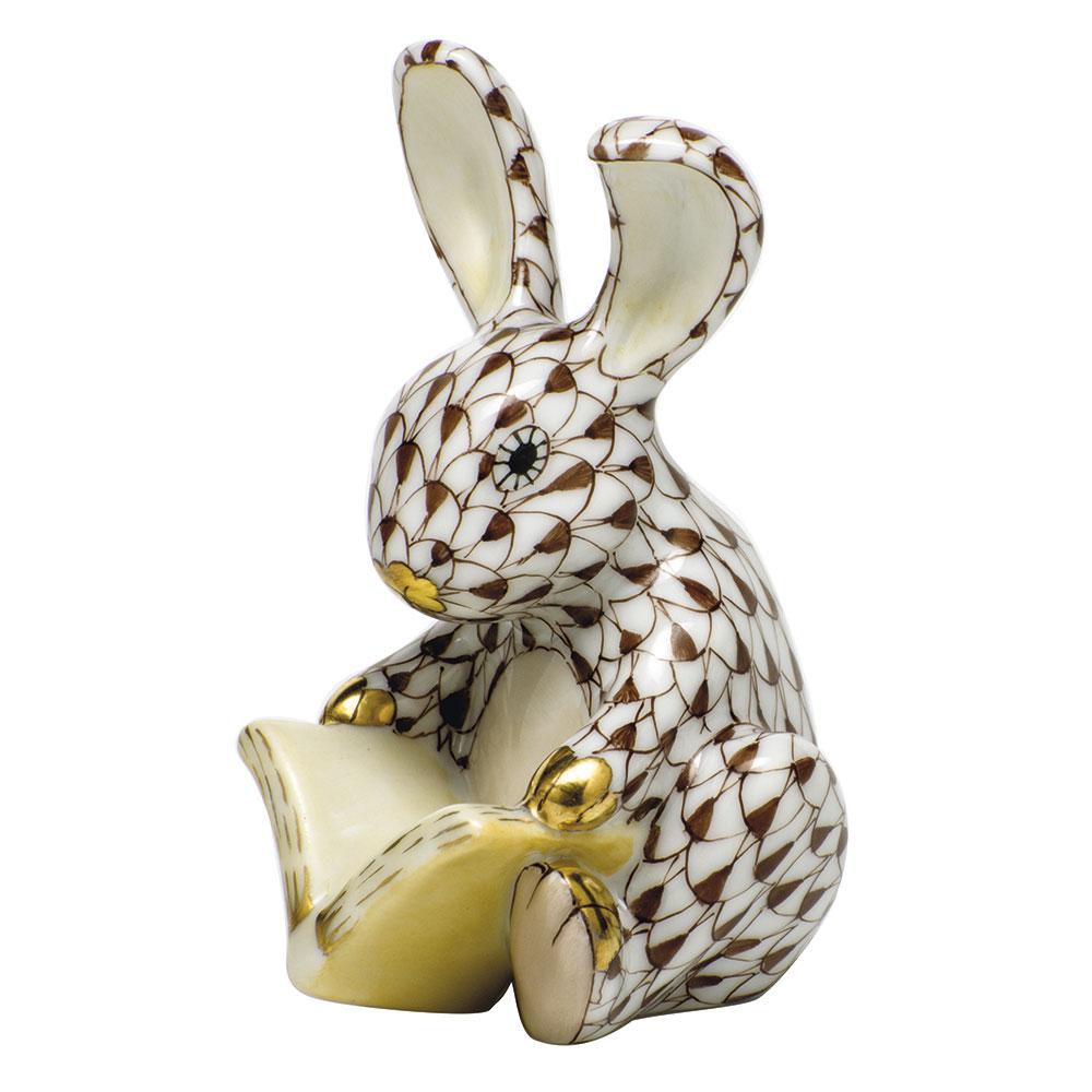 Herend Storybook Bunny Figurines Herend Chocolate 