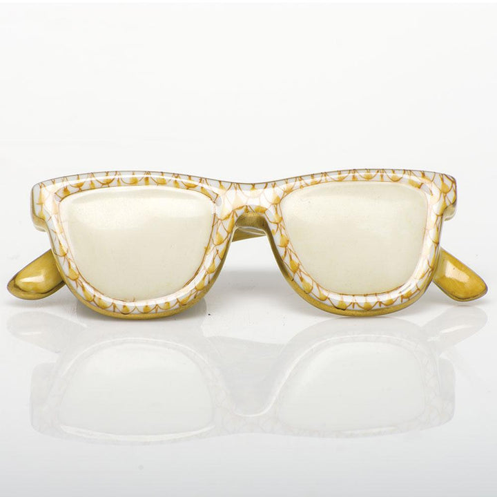 Herend Sunglasses Figurines Herend Butterscotch 