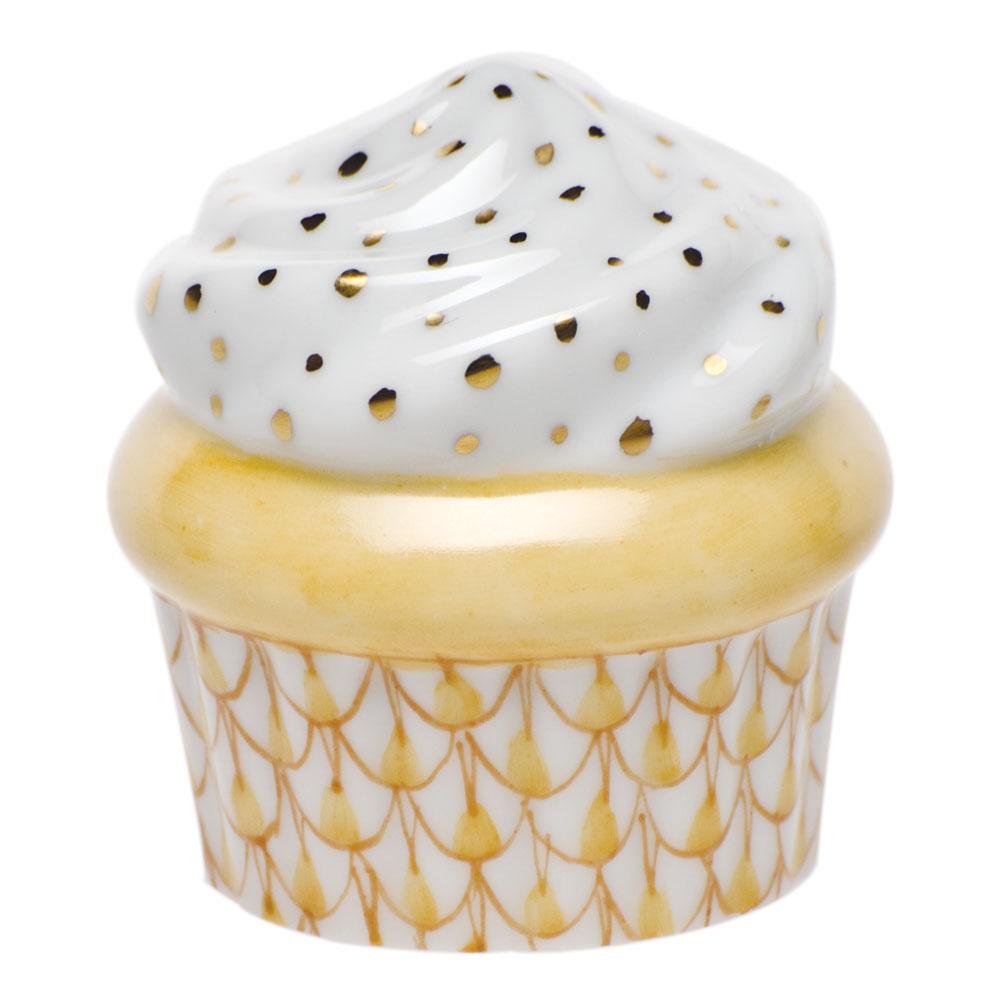 Herend Cupcake Figurines Herend Butterscotch 