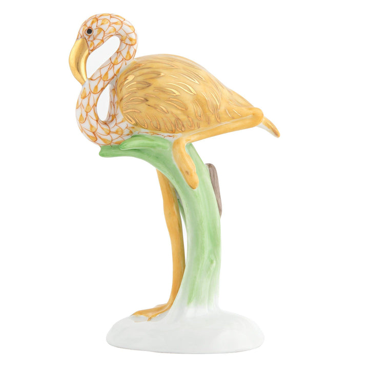 Herend Flamingo Figurines Herend Butterscotch 