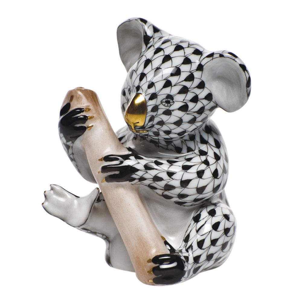 Herend Little Koala Figurines Herend Black 