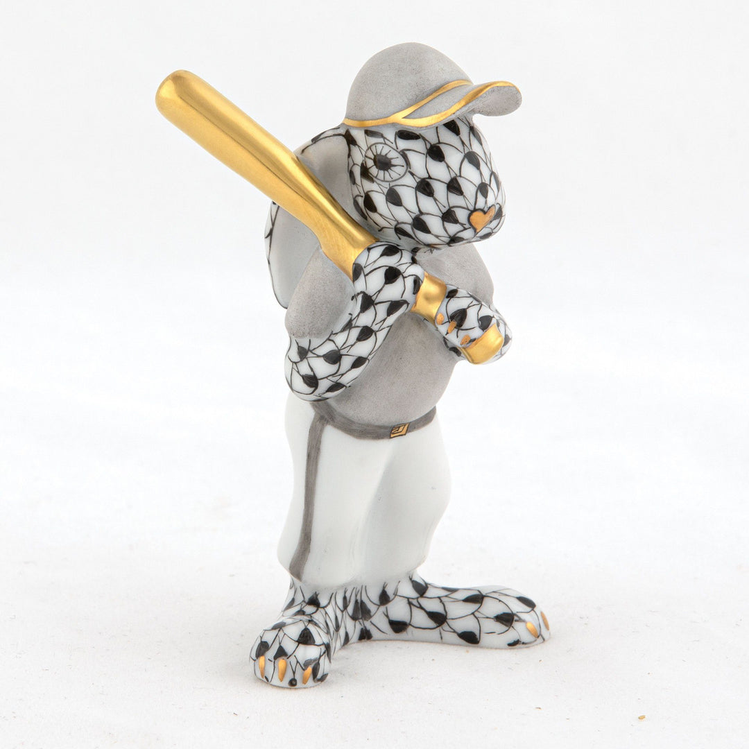 Herend Baseball Bunny Figurines Herend Black 