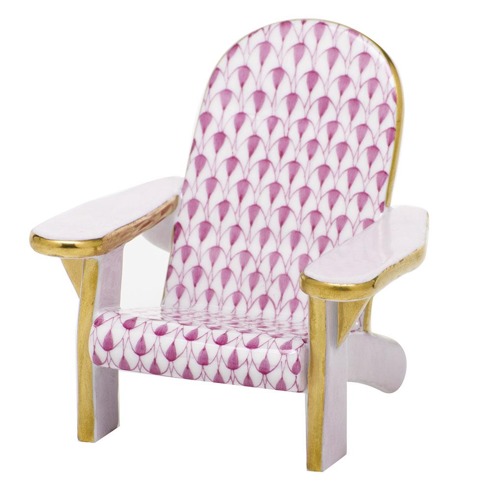 Herend Adirondack Chair Figurines Herend Raspberry (Pink) 