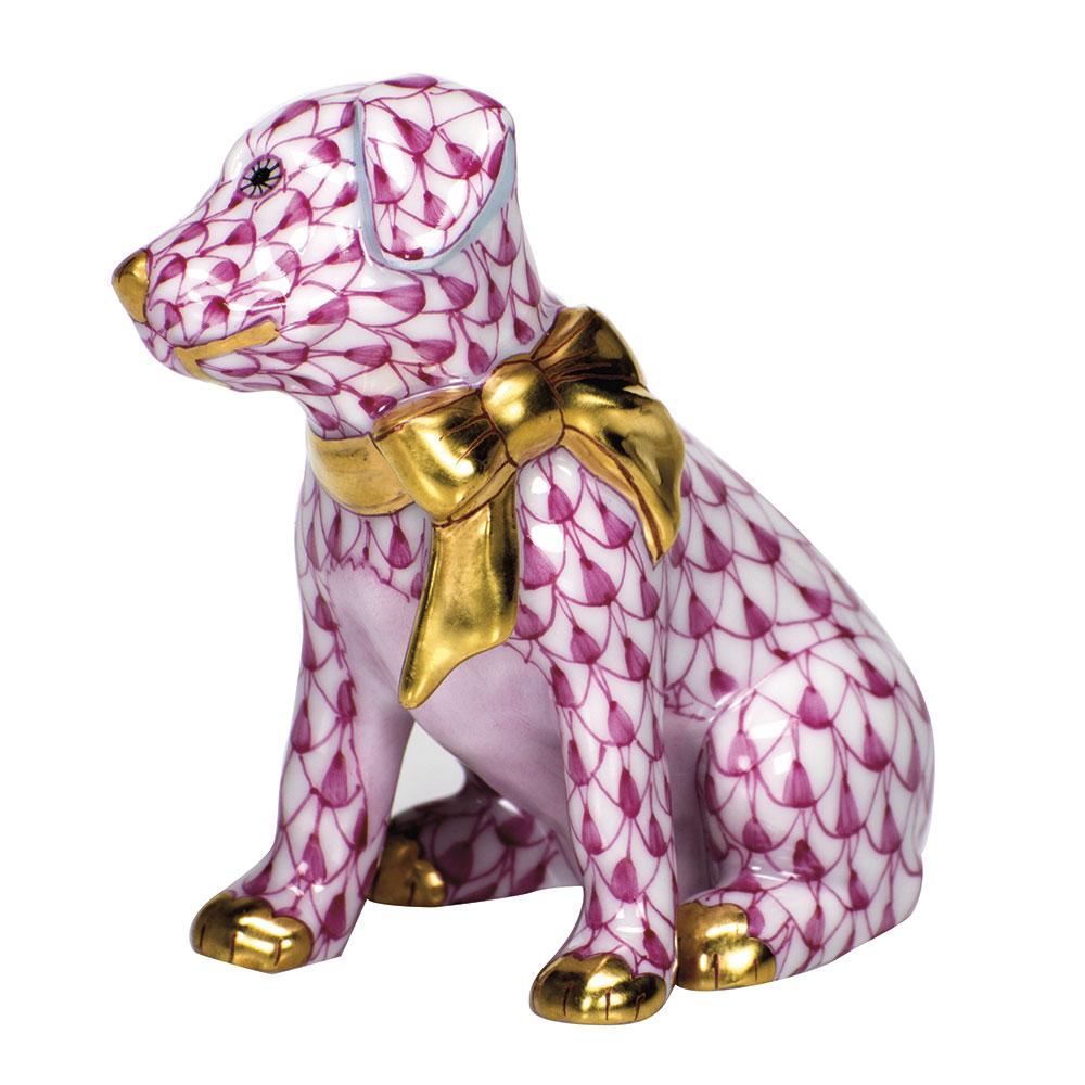 Herend Doggie Dazzle Figurines Herend Raspberry (Pink) 