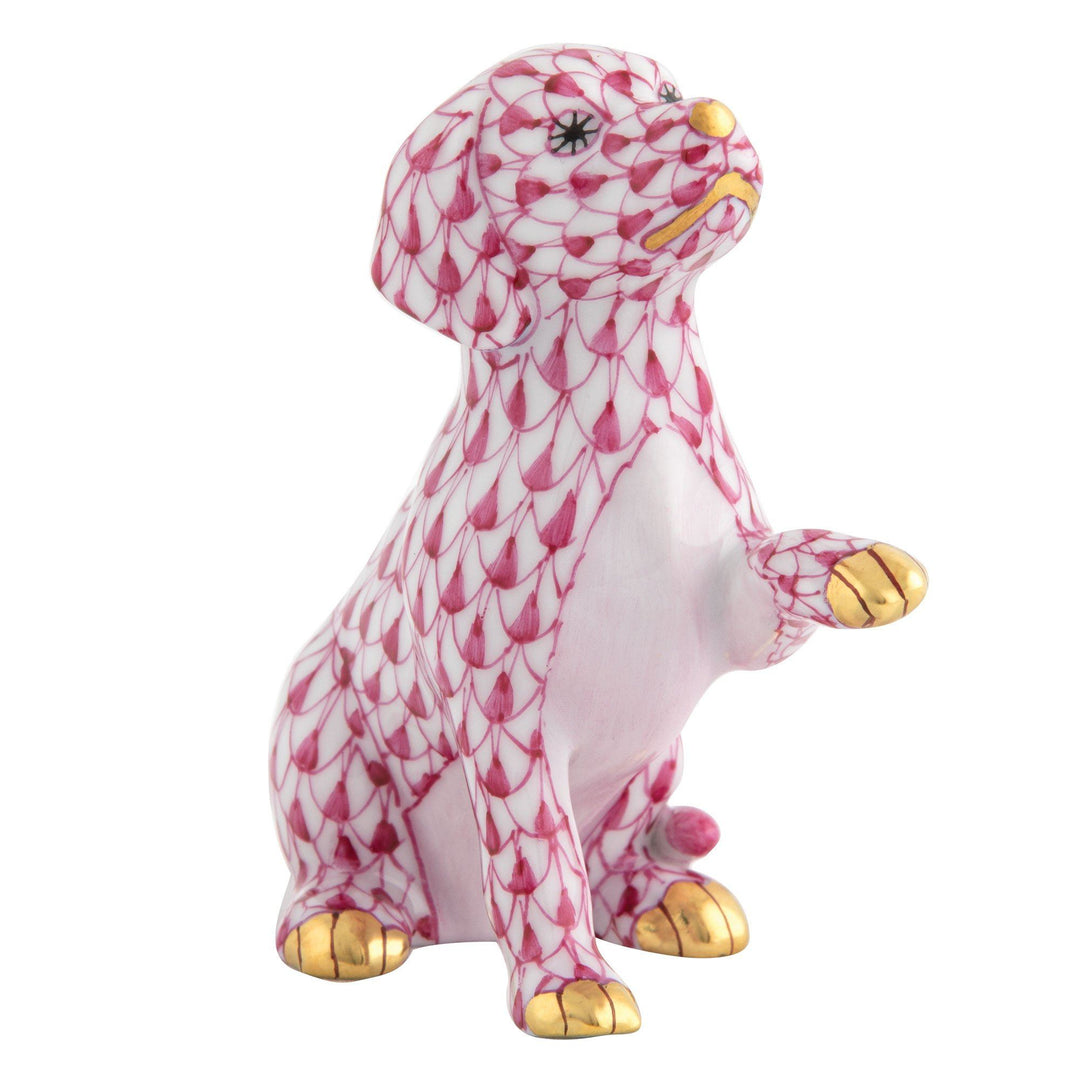 Herend Shaking Hands Figurines Herend Raspberry (Pink) 