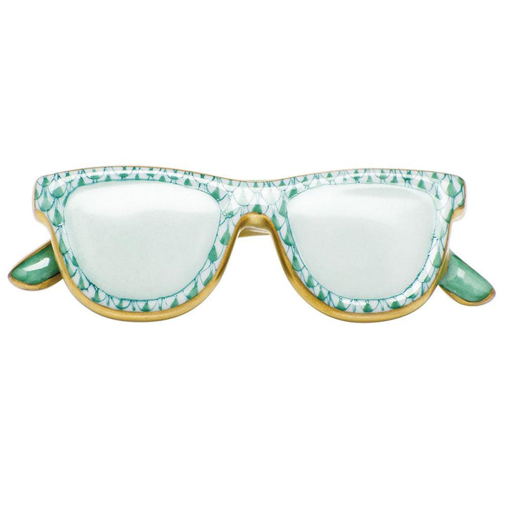 Herend Sunglasses Figurines Herend Green 