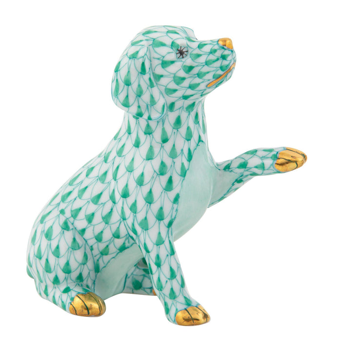 Herend Shaking Hands Figurines Herend Green 