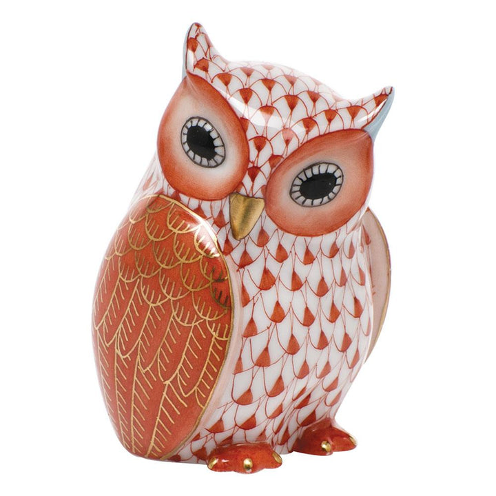 Herend Mother Owl Figurines Herend Rust 