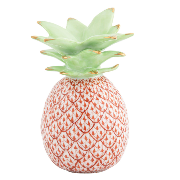 Herend Medium Pineapple Figurines Herend Rust 