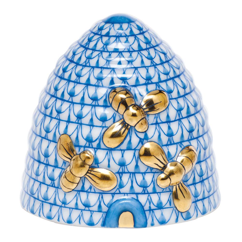 Herend Beehive Figurines Herend Blue 