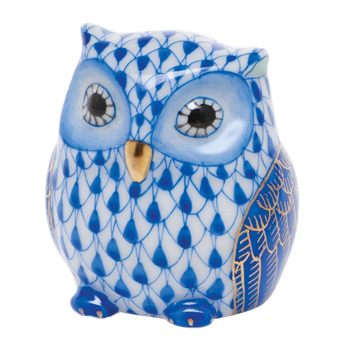 Herend Owlet Figurines Herend Sapphire 