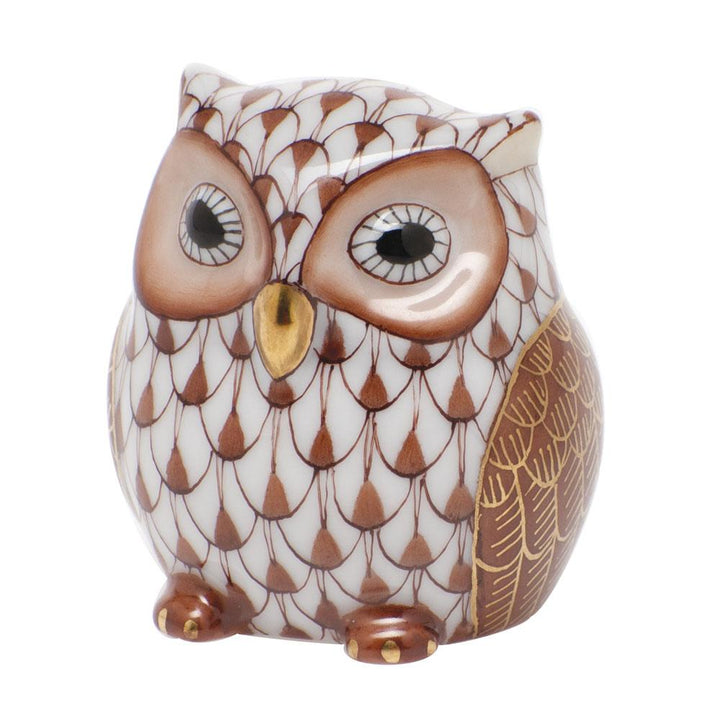 Herend Owlet Figurines Herend Chocolate 