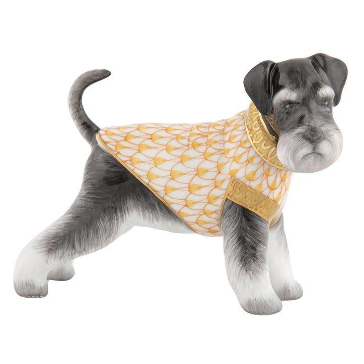 Herend Schnauzer Figurines Herend Butterscotch 