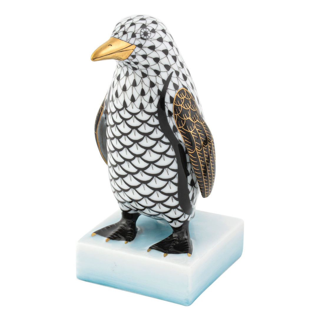 Herend Penguin Figurines Herend Black 