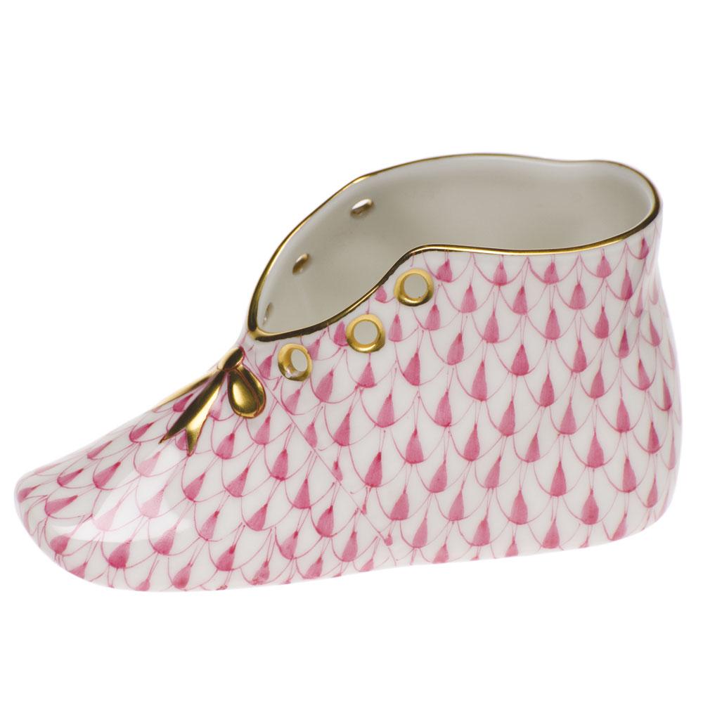 Herend Baby Shoe Figurines Herend Raspberry (Pink) 