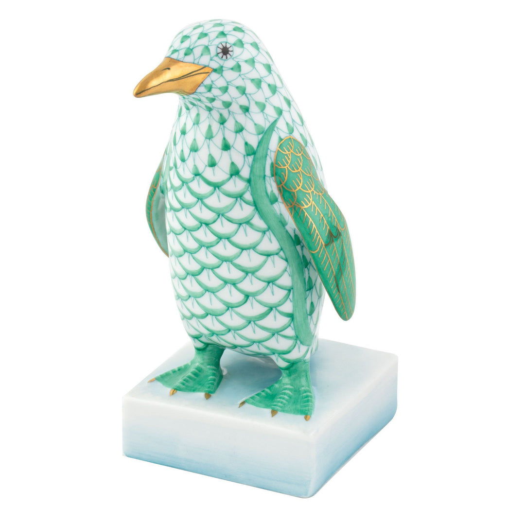 Herend Penguin Figurines Herend Green 