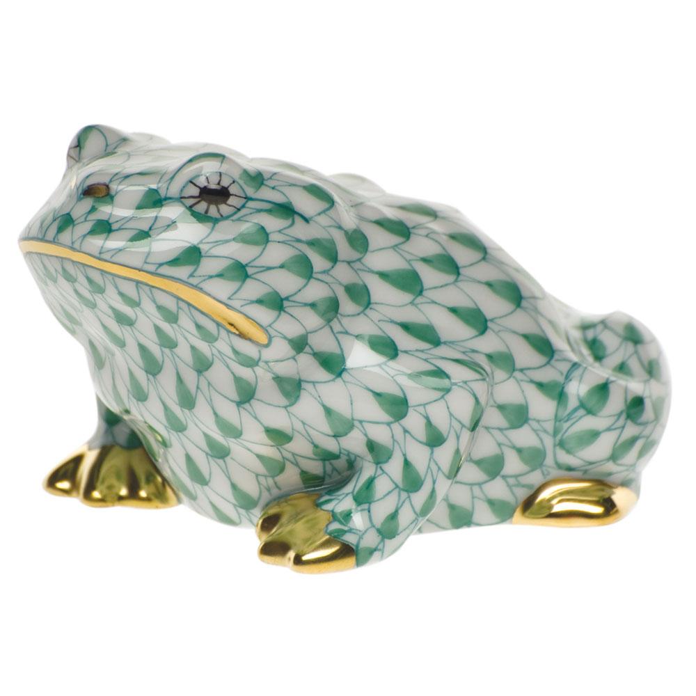 Herend Frog Figurines Herend Green 