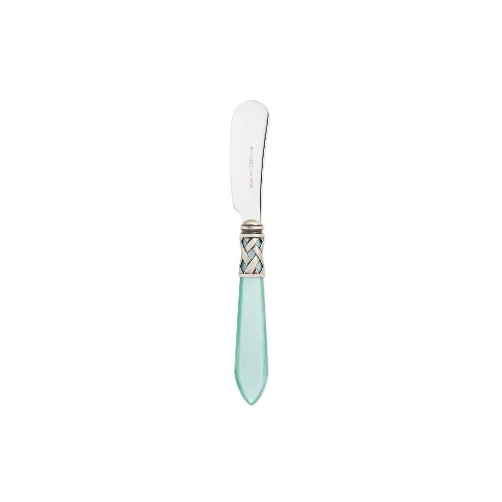 Vietri Aladdin Antique Small Spreader Dinnerware Vietri Aqua 