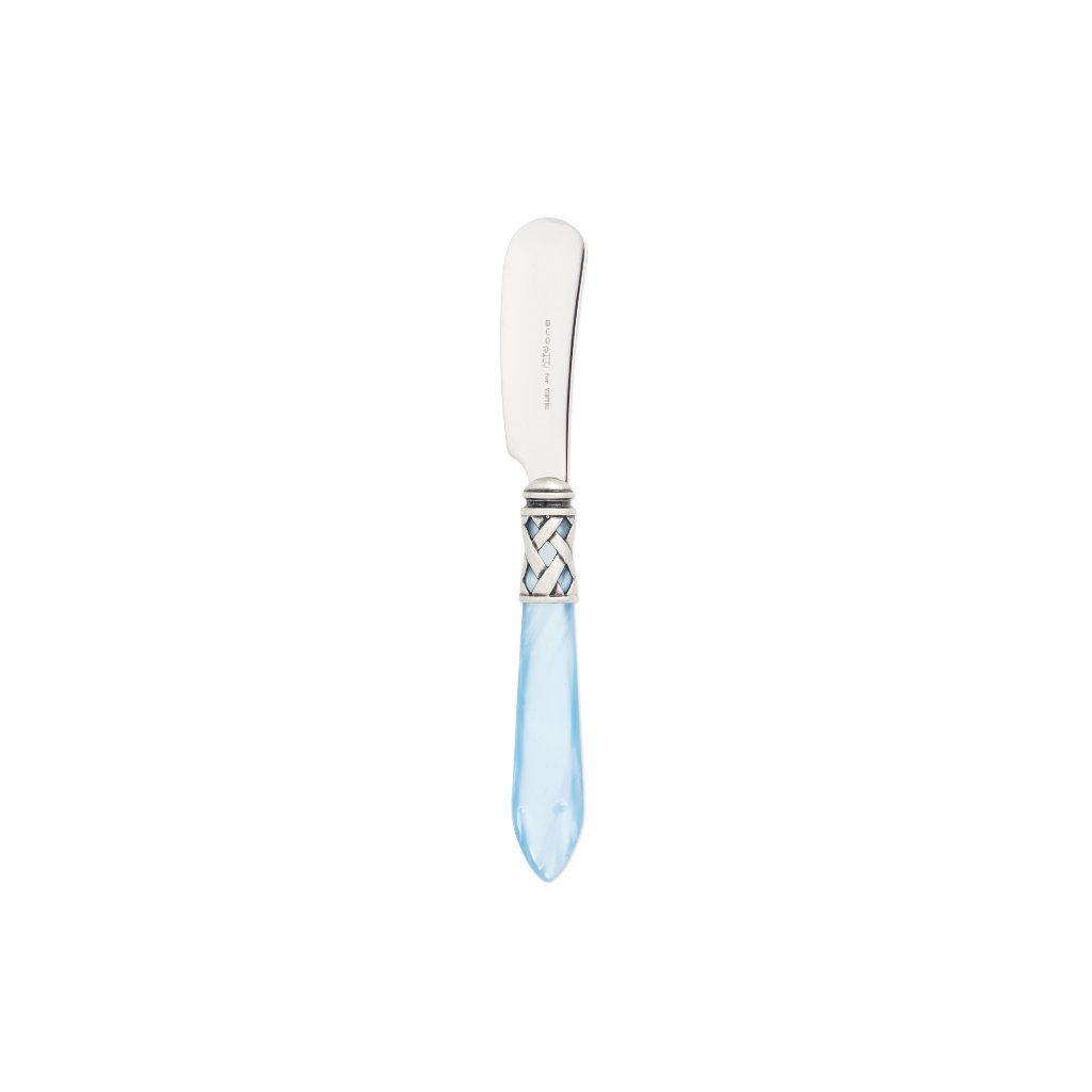 Vietri Aladdin Antique Small Spreader Dinnerware Vietri Light Blue 