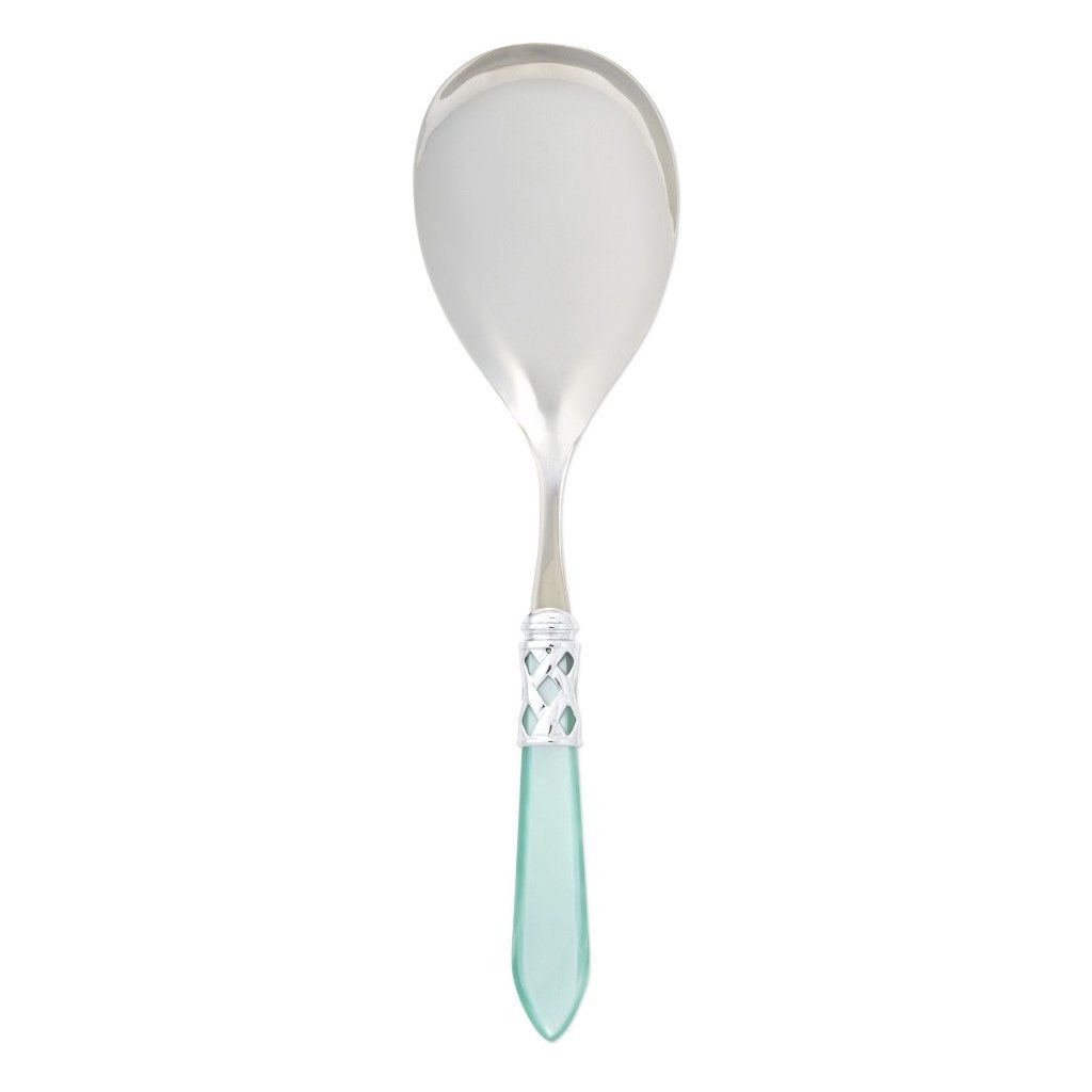 Vietri Aladdin Brilliant Serving Spoon Dinnerware Vietri Aqua 