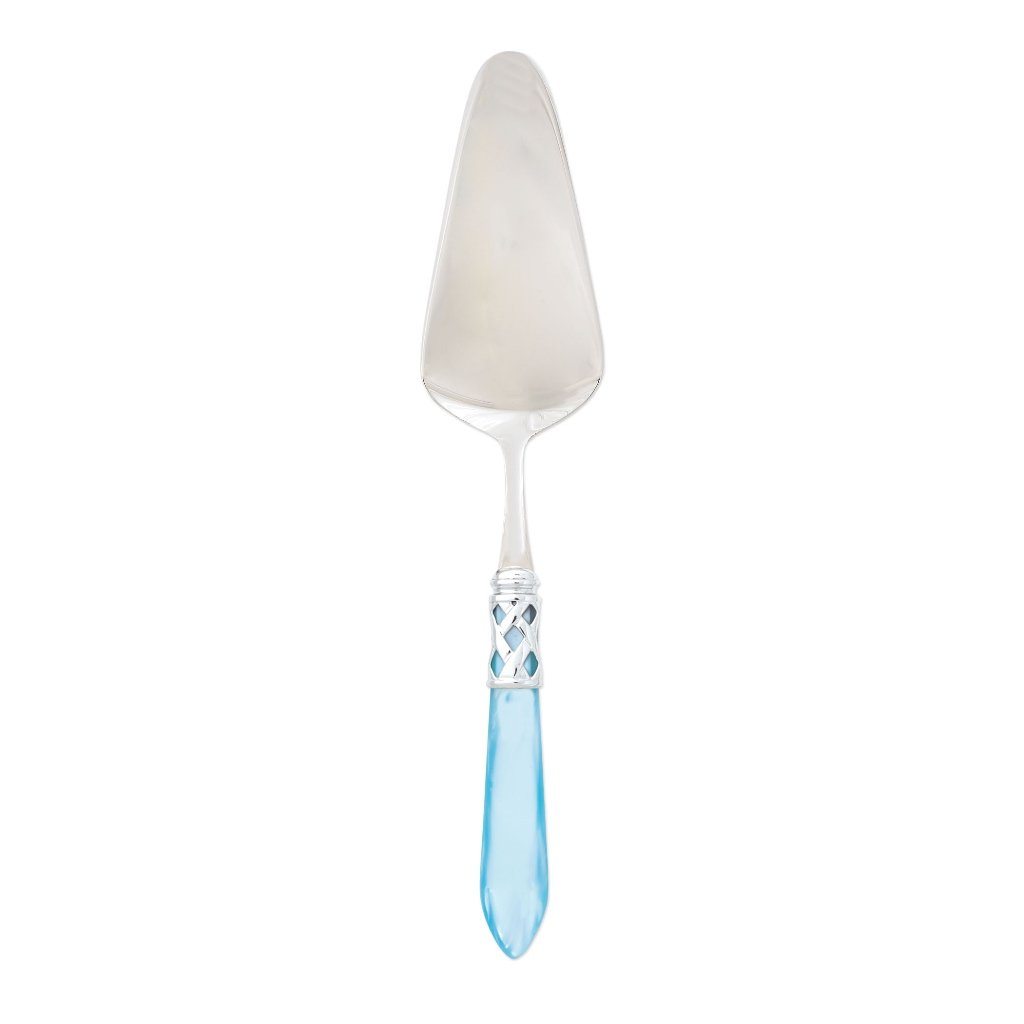 Vietri Aladdin Brilliant Pastry Server Dinnerware Vietri Light Blue 