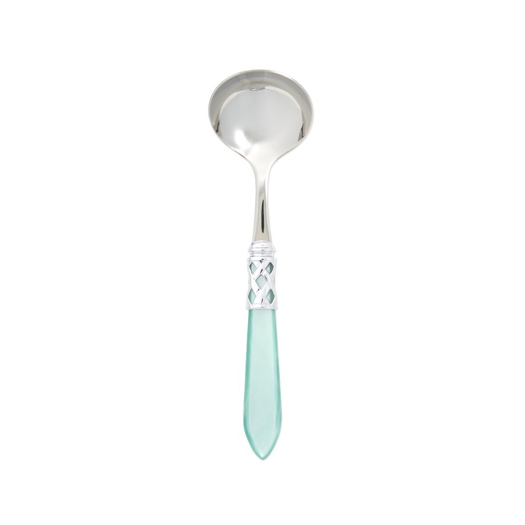 Vietri Aladdin Brilliant Sauce Ladle Dinnerware Vietri Aqua 